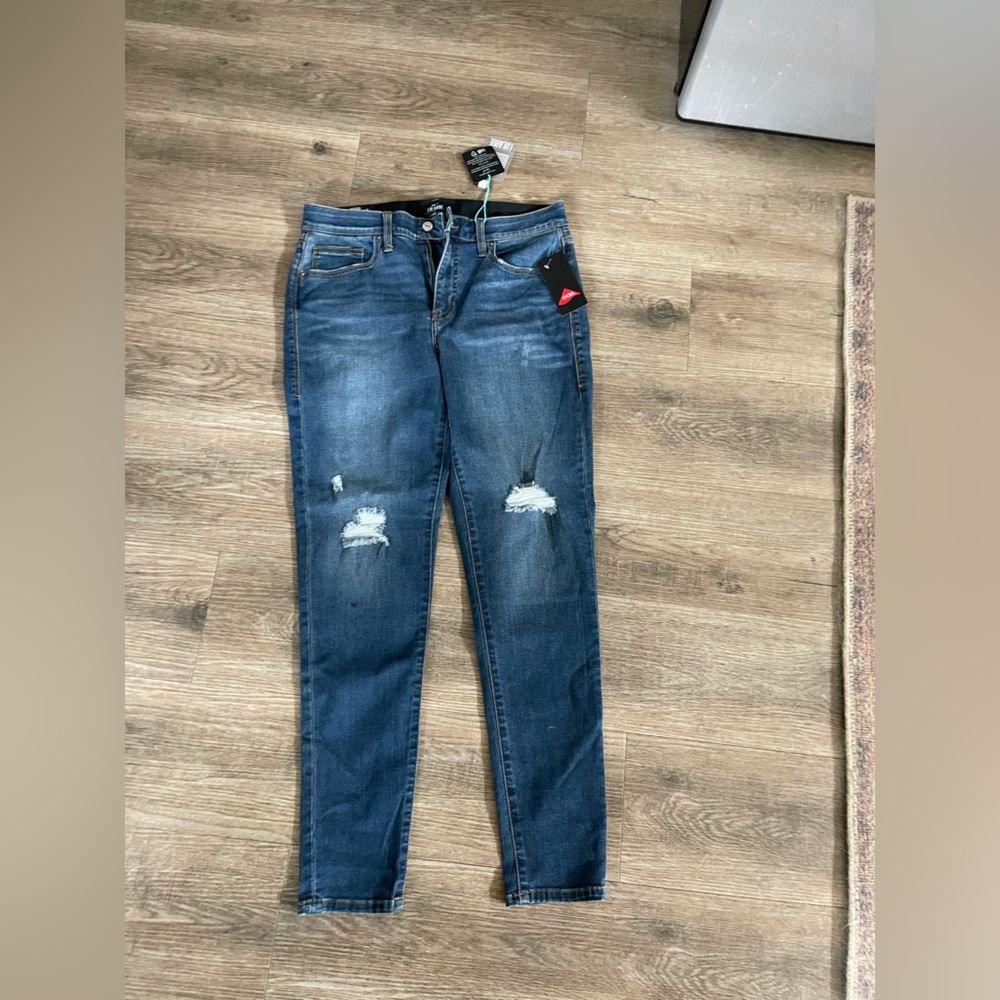 LuLaRoe skinny Distressed Dark Blue Jeans